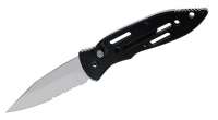 Herbertz Springmesser, Stahl 420, Teilsägezahnung, Aluminium-Hef Herbertz Springmesser, Stahl 420, Teilsägezahnung, Aluminium-Hef