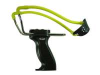 Steinschleuder, Slingshot, Zwille mit Kugefach 9mm schwarz Steinschleuder, Slingshot, Zwille mit Kugefach 9mm schwarz