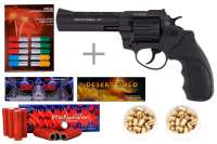 Schreckschuss Silvester Set Zoraki R1 4,5" Revolver Schwarz inkl. 100 Stk. Effekt + 100 Stk. 9mm R.K. Schreckschuss Silvester Set Zoraki R1 4,5" Revolver Schwarz inkl. 100 Stk. Effekt + 100 Stk. 9mm R.K.