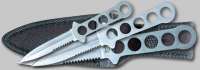 Wurfmesser-3er-Set m. Spezialscheide ,420rfr, 28/44/60g Wurfmesser-3er-Set m. Spezialscheide ,420rfr, 28/44/60g