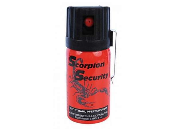 Scorpion Security Weitstrahl Pfefferspray (rot) 40ml