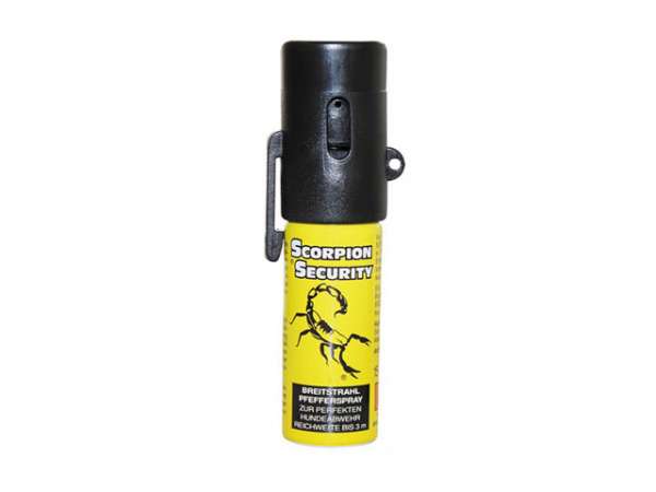 Scorpion Security Breitstrahl Pfeffersprays (gelb) 15ml