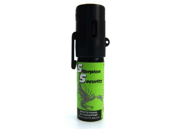 CS Reizgas Spray Scorpion 15 ml, giftgrün für die Hosentasche