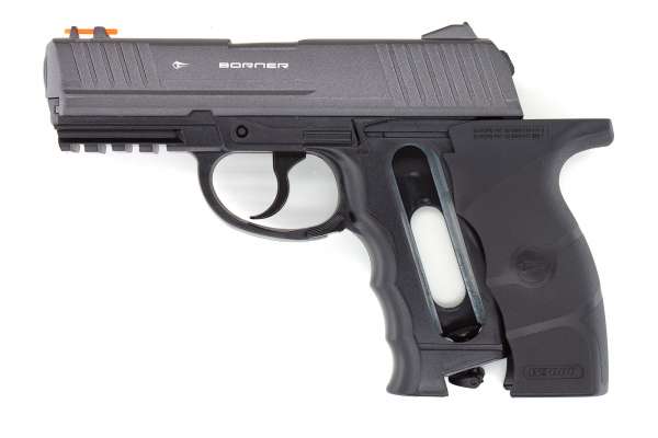 Borner W3000 CO2 Pistole BB Gun Air Pistol 4,5mm (.177) Stahlrundkugeln
