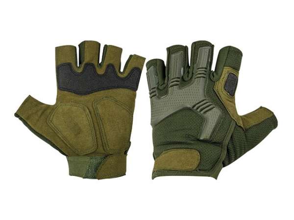 Handschuhe fingerlos oliv Gr. XL