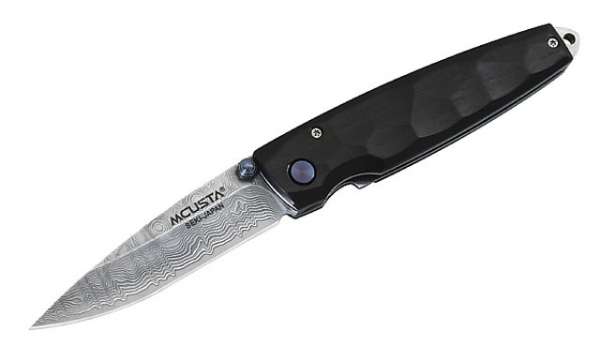 MCUSTA Damast-Einhandmesser, 65 Lagen, Ebenholz-Schalen