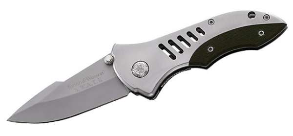 Smith and Wesson S.W.A.T. II, Stahl 440 A, Edelstahl-Heft, G-10-