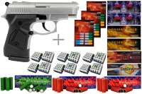 Schreckschuss Silvester Set XXL Zoraki 914 Chrom matt + 600 Teile Schreckschuss Silvester Set XXL Zoraki 914 Chrom matt + 600 Teile