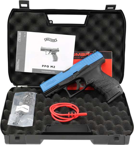 Walther PPQ M2 CO2-RAM Pistole Kal. 43 LE (blauer Schlitten)