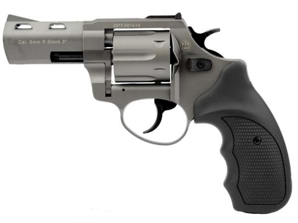 ZORAKI R2 3 Zoll Schreckschuss Gas Signal Revolver Kaliber 9 mm R.K. titan