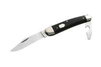 Hartkopf-Taschenmesser, 2-tlg., Ebenholz, Stahl, Klinge 7,7cm Hartkopf-Taschenmesser, 2-tlg., Ebenholz, Stahl, Klinge 7,7cm