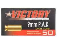 Platzpatronen Victory Pobjeda Kaliber 9 mm P.A.K. Messinghülse Platzpatronen Victory Pobjeda Kaliber 9 mm P.A.K. Messinghülse