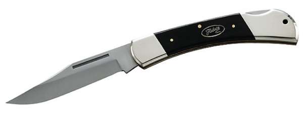 Herbertz Taschenmesser, 440 C-Stahl, Ebenholz-Griffschalen, 10cm