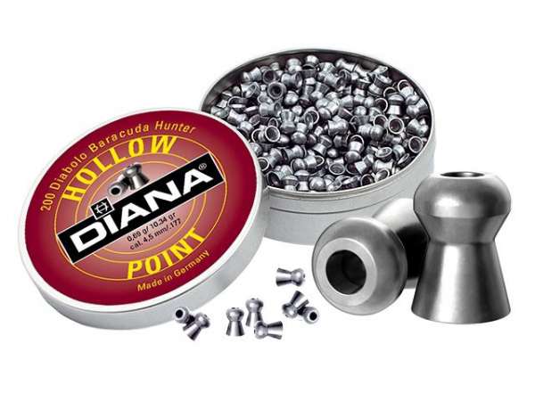 Luftdruck Munition Diana Diabolos Hollow Point glatt 4,5mm 400 St. Dose