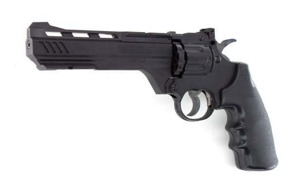 Crosman Vigilante CO2 Revolver 4.5mm (.177) Diabolo und BB (Stahlrundkugeln)
