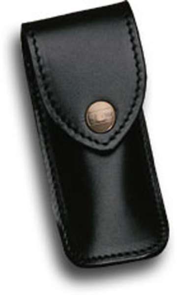 Magnum Französisches Leder-Etui, schwarz, Heftlänge 11 cm