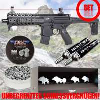 Sig Sauer MPX - Schwarz - Co2 Luftgewehr + Zielkasten + 2x 88g Co2-Kapsel + 1x 500er Diabolos Sig Sauer MPX - Schwarz - Co2 Luftgewehr + Zielkasten + 2x 88g Co2-Kapsel + 1x 500er Diabolos