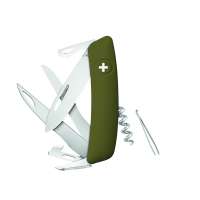 SWIZA Taschenmesser D07 SCISSORS OLIV - Schweizer Messer SWIZA Taschenmesser D07 SCISSORS OLIV - Schweizer Messer