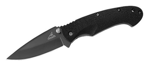 Gerber Einhandmesser Profile, Stahl 440, titanbeschichtet, Krato