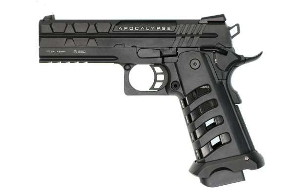 NxWerks NX Apocalypse CO2-Luftpistole Kal. 4,5mm Stahl-BB Blowback Metallschlitten schwarz (Foto 1)