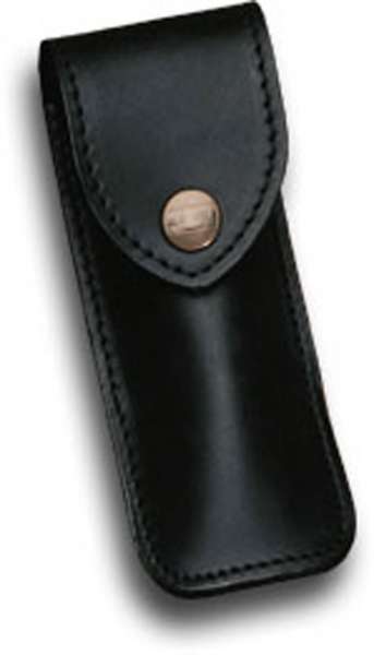 Magnum Französisches Leder-Etui, schwarz, Heftlänge 12 cm