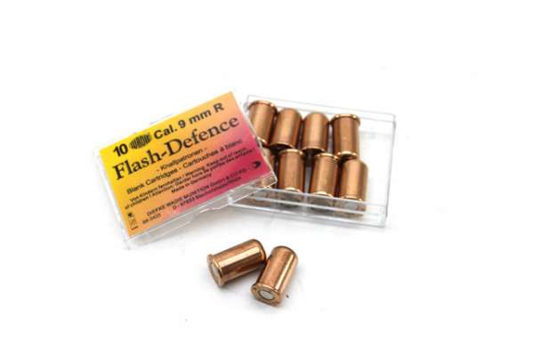 10 Flash-Defence Wadie 9mm R für REVOLVER
