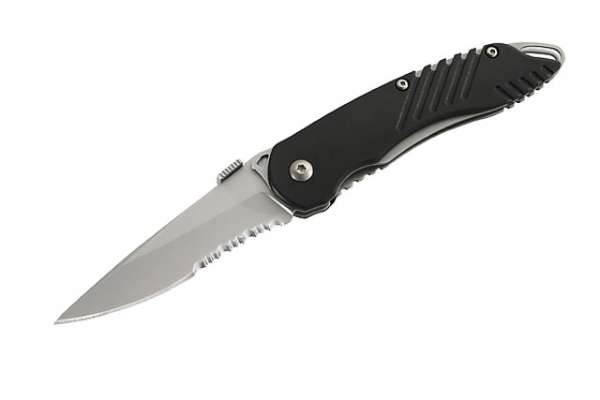 Herbertz Einhandmesser Extreme Survival, AISI 4034, Sägezahnung,