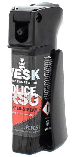 VESK RSG - POLICE 20ml Weitstrahl - Pfefferspray zur Tierabwehr