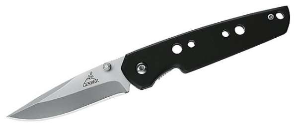 Gerber Einhandmesser SB 2.5, Stahl 440 A, Aluminium-Heft