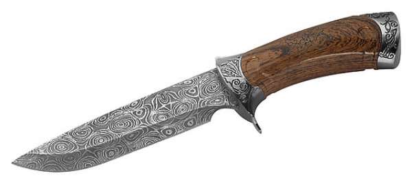 Herbertz Gürtelmesser, AISI 420, Damastätzung