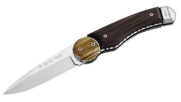 Nieto Taschenmesser, AN 58-Stahl, Jacaranda-Holz, Oliven-Holz