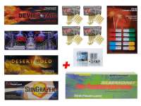 Pyroset Sternbombetten-MEGA-Knatter 170 Teile plus 200 Schuss Pyroset Sternbombetten-MEGA-Knatter 170 Teile plus 200 Schuss