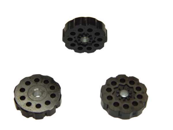 Trommelmagazin für S&W Mod. 586/686 3er-Pack