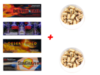 Silvester Pyro Munition - Set: 80 Teile Zink Feuerwerk + 100 Schuss R.K. Silvester Pyro Munition - Set: 80 Teile Zink Feuerwerk + 100 Schuss R.K.