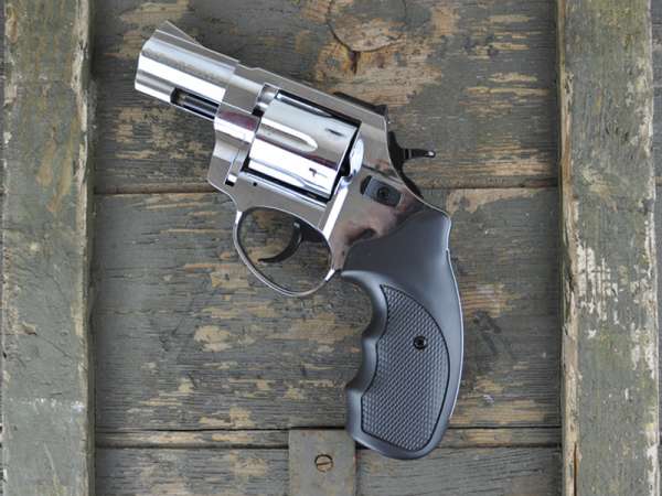 ZORAKI R1 2,5 Zoll Schreckschuss Gas Signal Revolver Kaliber 9 mm R.K. chrom, 2. Wahl