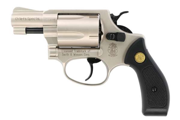 Smith & Wesson Chiefs Special Schreckschussrevolver 9mm R.K. vernickelt