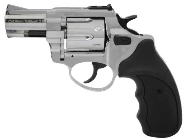 ZORAKI R1 2,5 Zoll Schreckschussrevolver, Gasrevolver Kal. 9 mm R.K., chrom