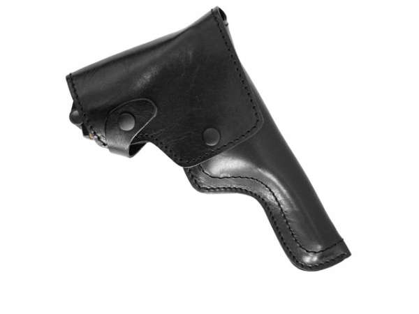 Leder Gürtelholster schwarz für Schreckschusspistole ME P08