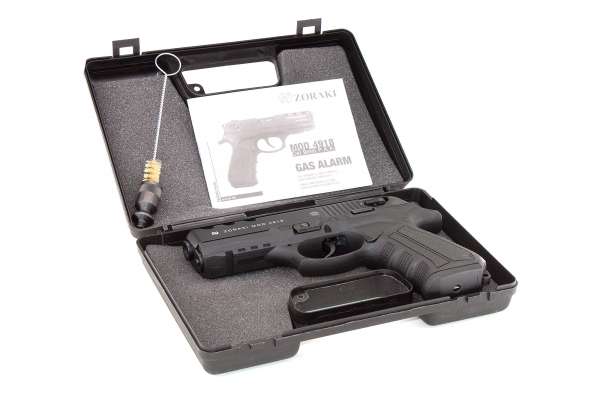 Zoraki 4918 Schreckschuss Pistole 9 mm P.A.K inkl. 18 Schuss Magazin brüniert