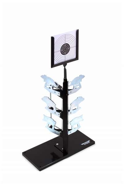 First Strike Duell Zielständer aus Metall 6 Pendelziele & Zielscheibe