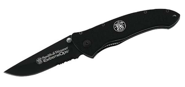 Smith and Wesson Einhandmesser Extreme Ops, Stahl 440 A, G-10-Sc