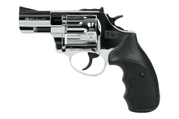 Gas Signal Revolver Ekol Viper 2,5" Kal. 9mm R.K. chrom