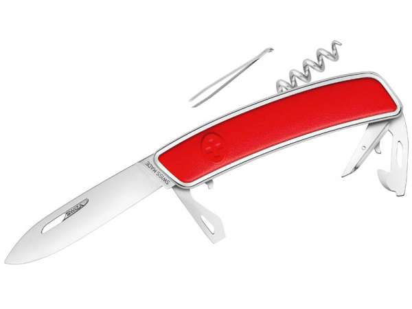 SWIZA Taschenmesser D03 LEATHER RED+