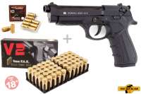 Zoraki 918 Schreckschuss Set Pistole, 50 Platzpatronen 10 Pfefferpatronen. Zoraki 918 Schreckschuss Set Pistole, 50 Platzpatronen 10 Pfefferpatronen.