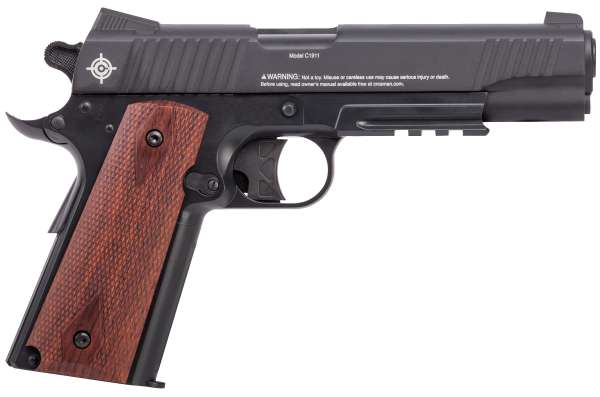 Crosman Modell 1911 Co2 Pistole 4,5mm Diabolo (.177) 12 Schuss