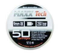 Maxxtech Platzpatronen / Knallpatronen 9 mm R.K. 50 Stk. Maxxtech Platzpatronen / Knallpatronen 9 mm R.K. 50 Stk.