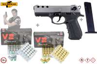 ZORAKI 4918- Komplett Set - Schreckschuss-Pistole Kal. 9mm P.A.K + Munition und Zubehör ZORAKI 4918- Komplett Set - Schreckschuss-Pistole Kal. 9mm P.A.K + Munition und Zubehör