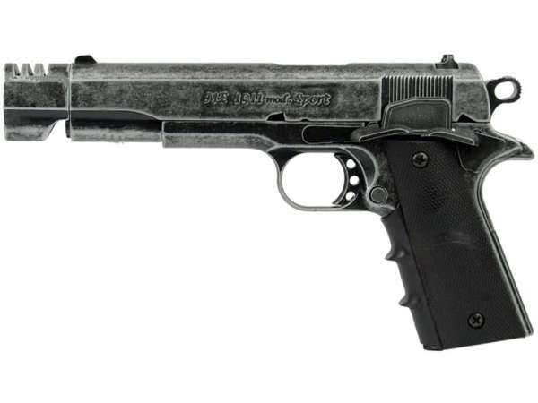 Me Mod 1911 Sport Schreckschuss Pistole Gas Alarm Signal Pistole Kaliber 9 Mm P A K Antik Look Kg Freie Waffen Com