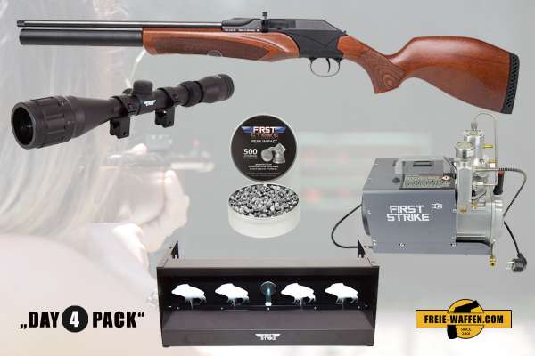 Komplettset: Diana P1000 Evo2 Pressluftgewehr + Kompressor + Munition + Ziele + Zubehör Komplettset: Diana P1000 Evo2 Pressluftgewehr + Kompressor + Munition + Ziele + Zubehör