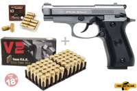 Schreckschuss Set: Ekol Special 99 REV. II Titan + 50 Platz- / + 10 Pfefferpatronen 9mm Schreckschuss Set: Ekol Special 99 REV. II Titan + 50 Platz- / + 10 Pfefferpatronen 9mm